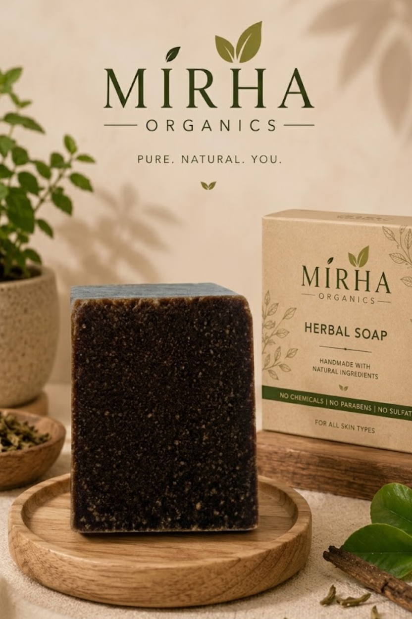 Mirha Organics Herbal Coffee Soap