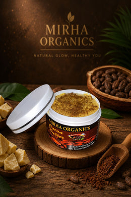 Mirha Organics Coffee &amp; Turmeric Scrub 50gram