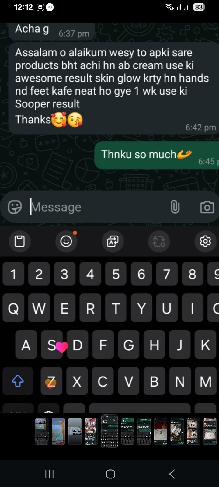 Customer feedback 30