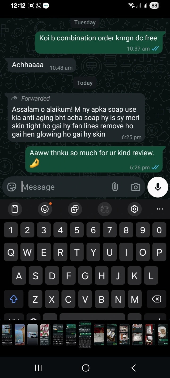 Customer feedback 29