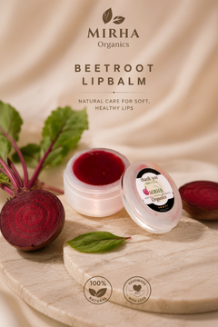 Beetroot Lip Balm – Natural Pink Lips, Pigmentation & Dryness Relief | Mirha Organics